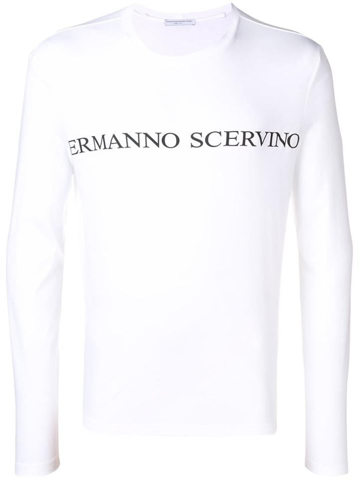 Ermanno Scervino Logo Sweatshirt - White