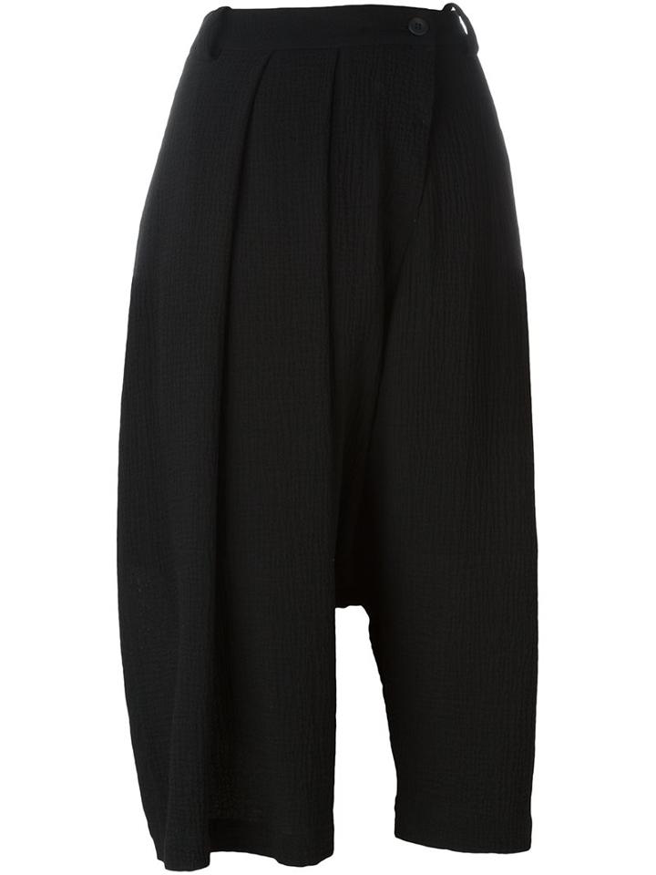 Lost & Found Ria Dunn Pleated Skirt Pants, Women's, Size: Medium, Black, Cotton/wool