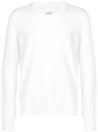Maison Margiela Pullover With Elbow Patches - White