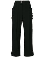 Giorgio Armani Side Stripe Detail Trousers - Black