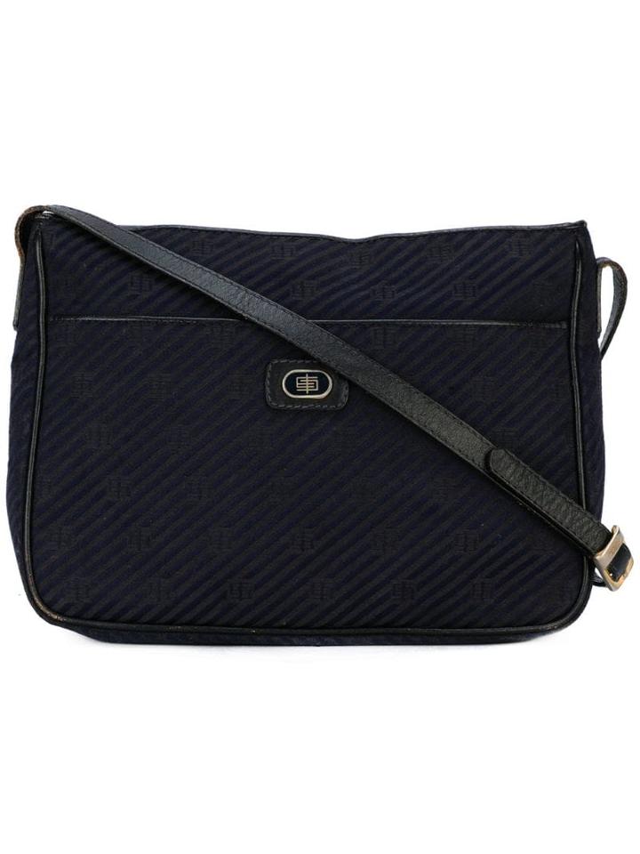 Emilio Pucci Pre-owned Monogram Logo Shoulder Bag - Blue