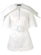 Ellery Structured Shoulder Shirt - White