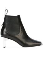 Loewe Square Toe Ankle Boots - Black
