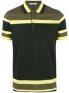Givenchy Cuban-fit Paneled Polo Shirt, Men's, Size: Large, Green, Cotton