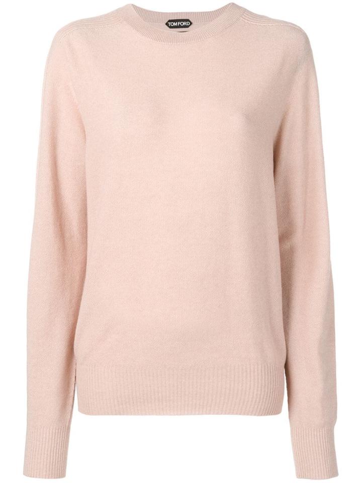 Tom Ford Crew Neck Jumper - Pink