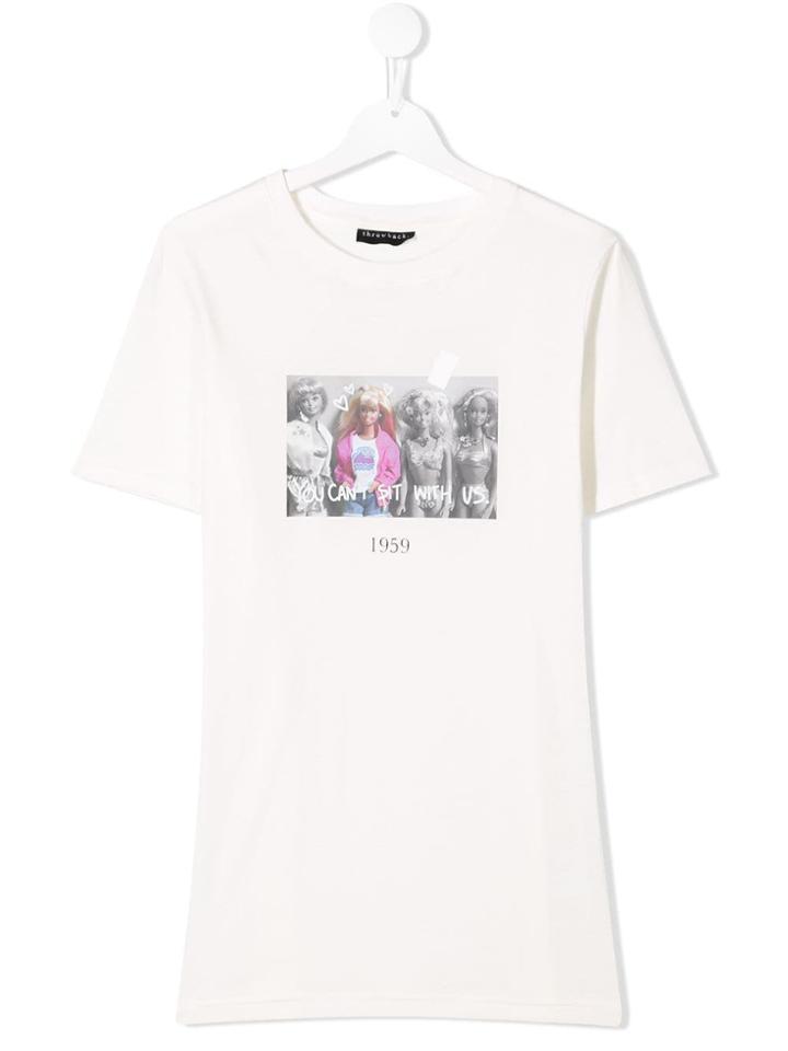 Throwback. Kids Blondie Print T-shirt - White