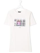 Throwback. Kids Blondie Print T-shirt - White