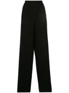 Azzi & Osta Straight Fit Flared Trousers - Black