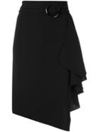 Egrey - Cutout Skirt - Women - Polyester - 36, Black, Polyester