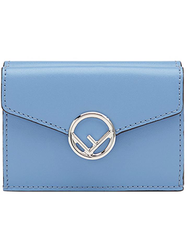 Fendi Micro Trifold Wallet - Blue