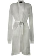 Lost & Found Ria Dunn Tie Waist Cardigan - Grey