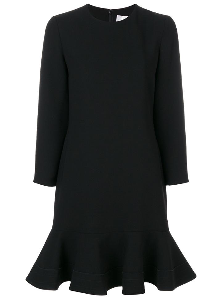 Victoria Victoria Beckham Flared Hem Shift Dress - Black