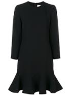 Victoria Victoria Beckham Flared Hem Shift Dress - Black