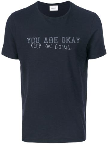 Dondup You Are Ok T-shirt - Blue