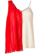 Erika Cavallini - Maude Cami - Women - Silk/polyester/acetate - 44, Nude/neutrals, Silk/polyester/acetate