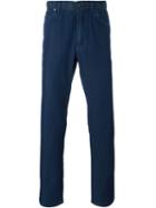 Brioni Regular Jeans, Men's, Size: 41, Blue, Silk/cotton