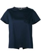 Moncler Flared T-shirt - Blue