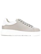 Emporio Armani Platform Lace-up Sneakers - Grey