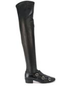 Santoni Thigh-high Boots - Black