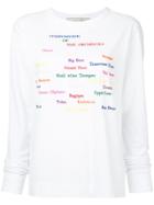 Tu Es Mon Trésor The Orchestra Long Sleeve T-shirt - White