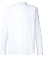 Wooyoungmi 'neru' Band Collar Shirt, Men's, Size: 50, White, Cotton