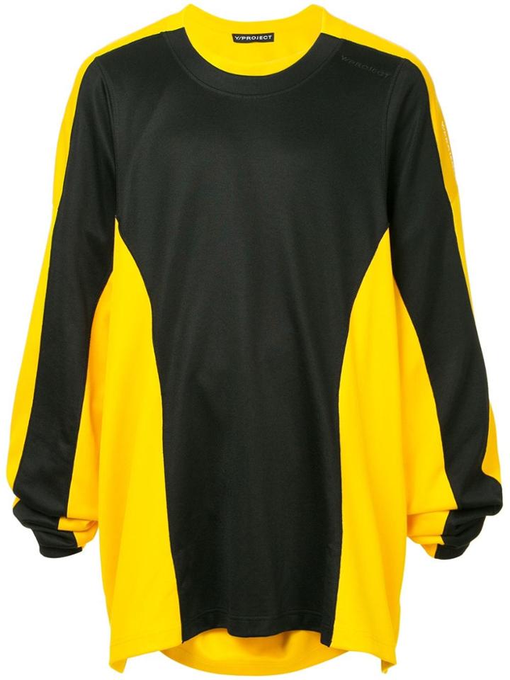 Y / Project Deconstructed Sweatshirt - Yellow & Orange