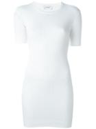 Courrèges 'ml04' Dress, Women's, Size: 3, White, Cotton/cashmere