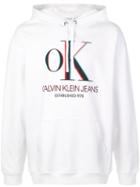 Calvin Klein Jeans Est. 1978 Logo Hoodie - White