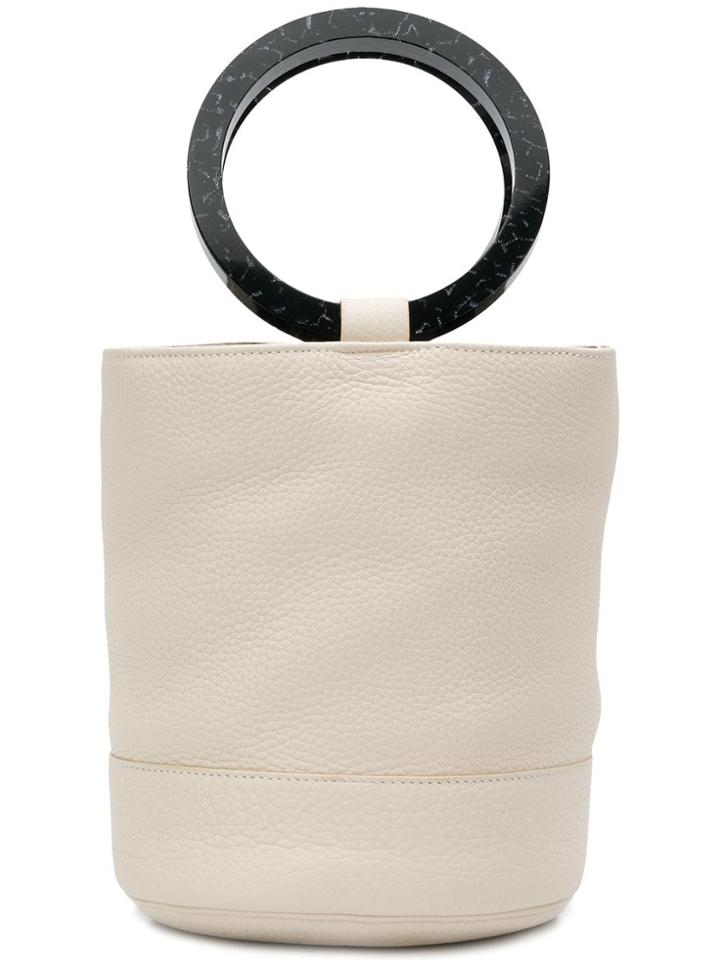 Simon Miller Round Handles Tote Bag - White