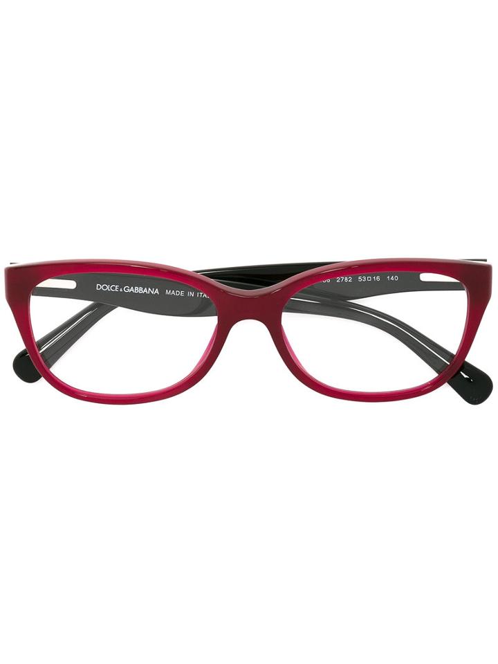 Dolce & Gabbana Oval Frame Glasses, Acetate