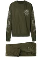 Maharishi Embroidered Track Suit - Green