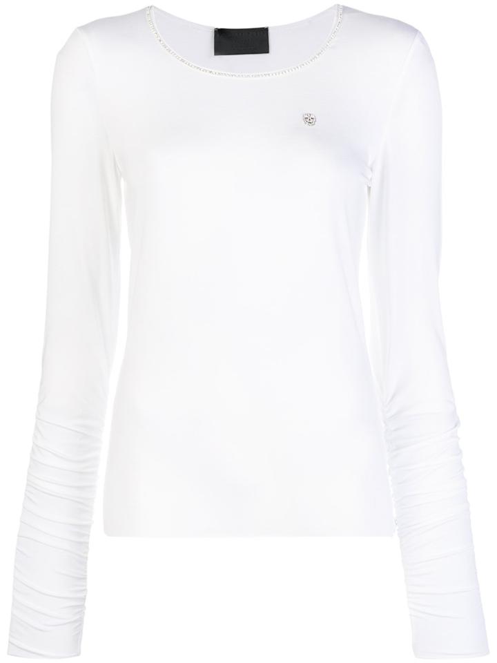 Philipp Plein Chest Skull Top - White
