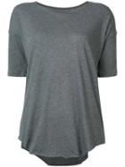 Raquel Allegra Plain T-shirt, Women's, Size: 2, Grey, Cotton/polyester