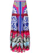 Mary Katrantzou Printed Tiered Skirt - Multicolour