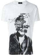 Dsquared2 Skeleton Punk T-shirt, Men's, Size: Xxl, White, Cotton