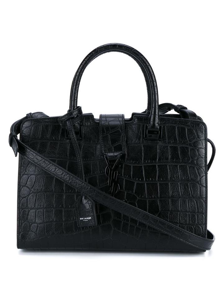 Saint Laurent Small Cabas Leather Bag