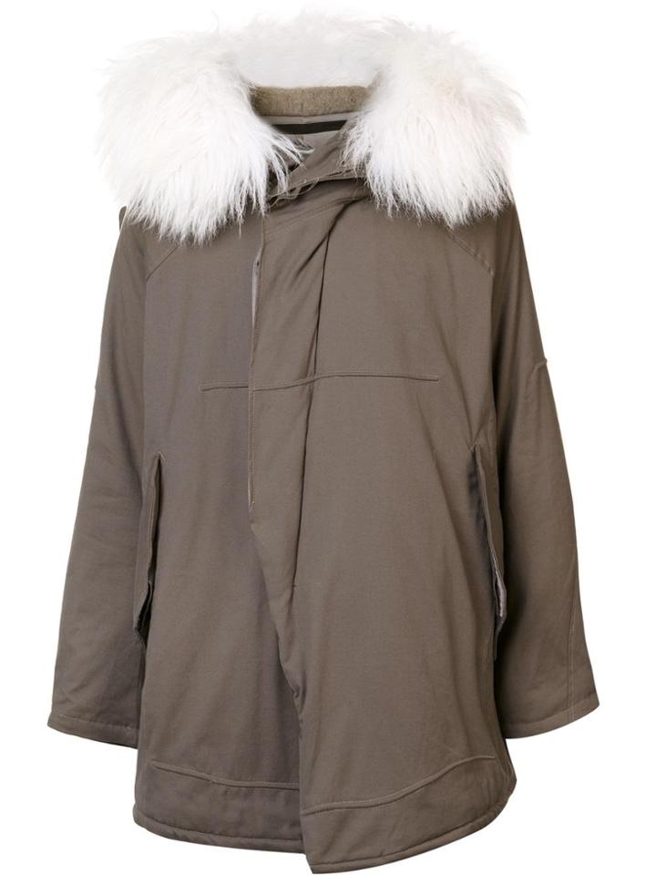 Nil0s Hood Print Parka - Nude & Neutrals