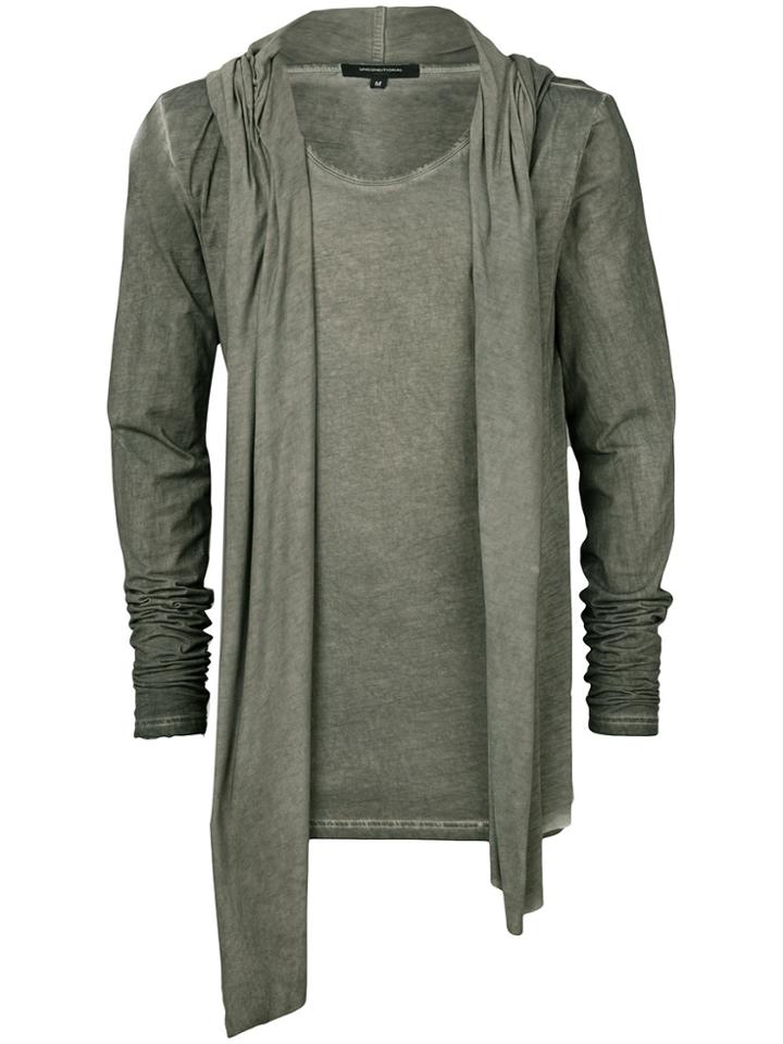 Unconditional Draped Layered T-shirt - Green