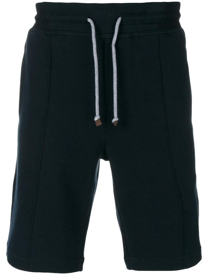Brunello Cucinelli - Casual Shorts - Men - Cotton/polyamide - Xxl, Blue, Cotton/polyamide