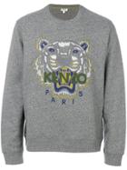 Kenzo Tiger Embroidered Sweatshirt - Grey
