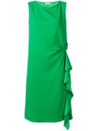 P.a.r.o.s.h. Asymmetric Midi Dress - Green