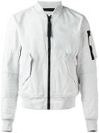 G-star Denim Bomber Jacket, Men's, Size: Medium, White, Cotton/polyester
