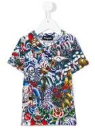 Dsquared2 Kids - Patterned Top - Kids - Cotton - 10 Yrs