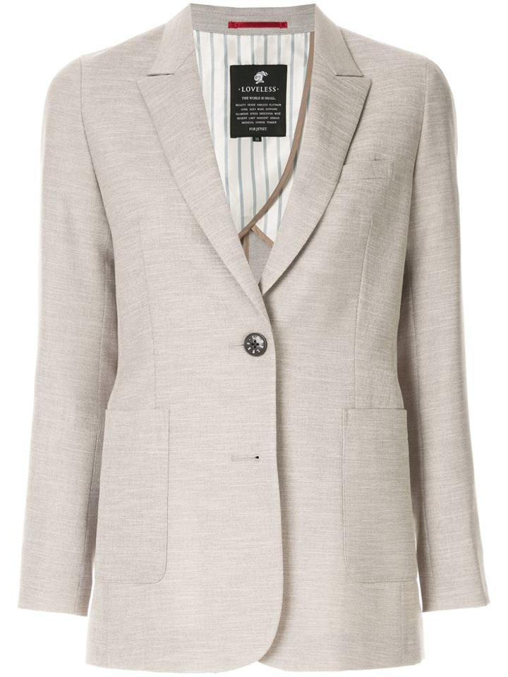 Loveless Single Breasted Blazer - Do Not Use - Beige