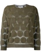 'northwest' Polka-dot Knit Sweater - Women - Polyamide - S, Green, Polyamide, Essentiel Antwerp