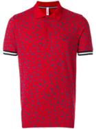 Sun 68 Graphic Print Polo Shirt - Red