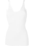 Lanvin Lace Detail Sleeveless Top, Women's, Size: Xs, White, Cotton/spandex/elastane