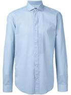 Boss Hugo Boss Cutaway Collar Shirt, Men's, Size: Xl, Blue, Cotton