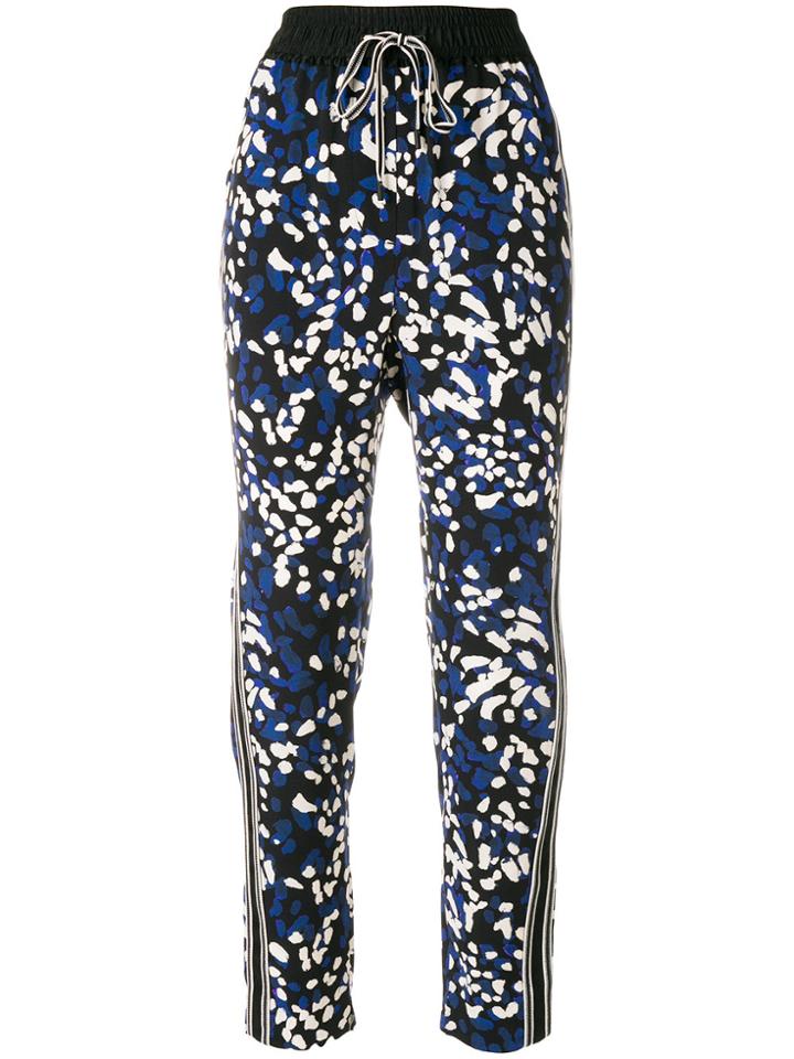 3.1 Phillip Lim Printed Drawstring Trousers - Black
