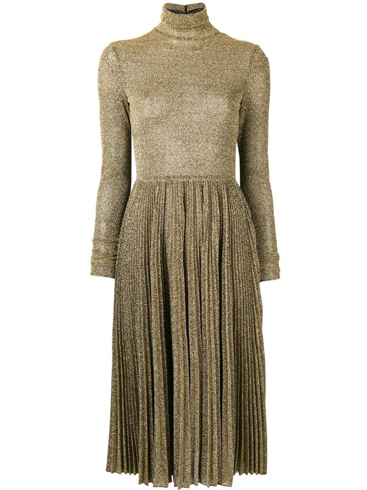 Philosophy Di Lorenzo Serafini Bicoloured Midi Dress - Metallic